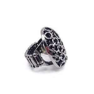 Paparazzi Stellar Scope Gunmetal Cocktail Ring